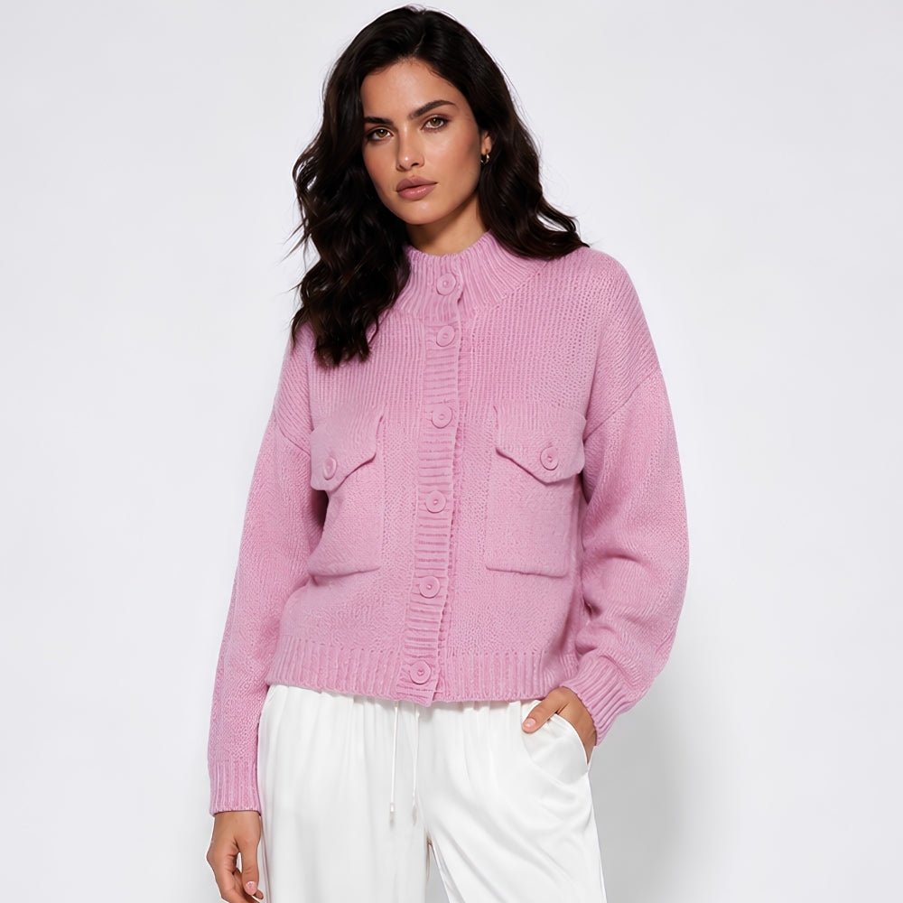 Cozy Button Knit Cardigan