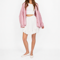 Blush Button Knit Cardigan