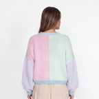 SOFT COLORBLOCK CARDIGAN
